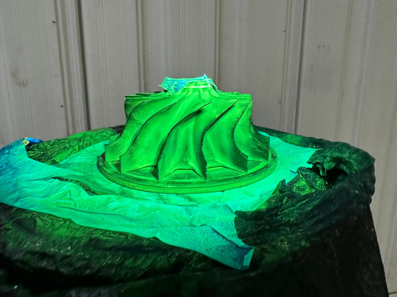 Turbine impeller NDT UV fluorescent — AERODINAMIX